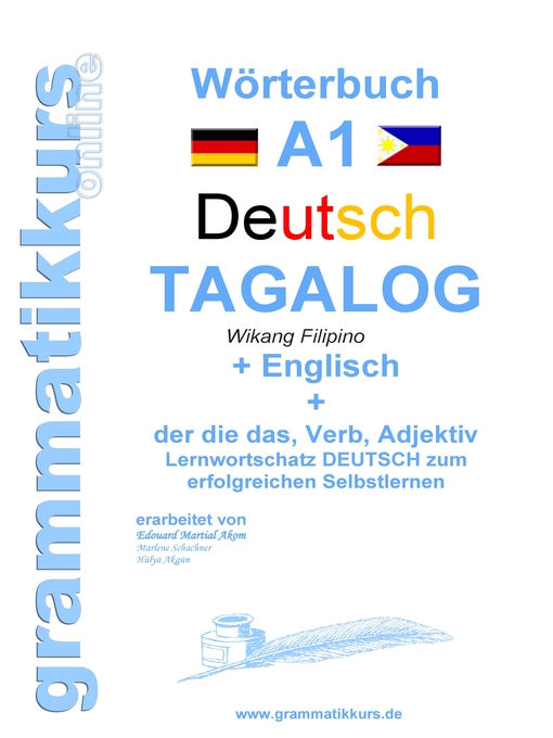 Title details for Wörterbuch Deutsch--Tagalog--Englisch A1 by Marlene Schachner - Available